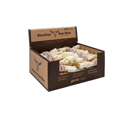 Gloria Hundesnack Twin Stick Gloria Snackys Rawhide 1,8 X 12,5 Cm 45 Stück