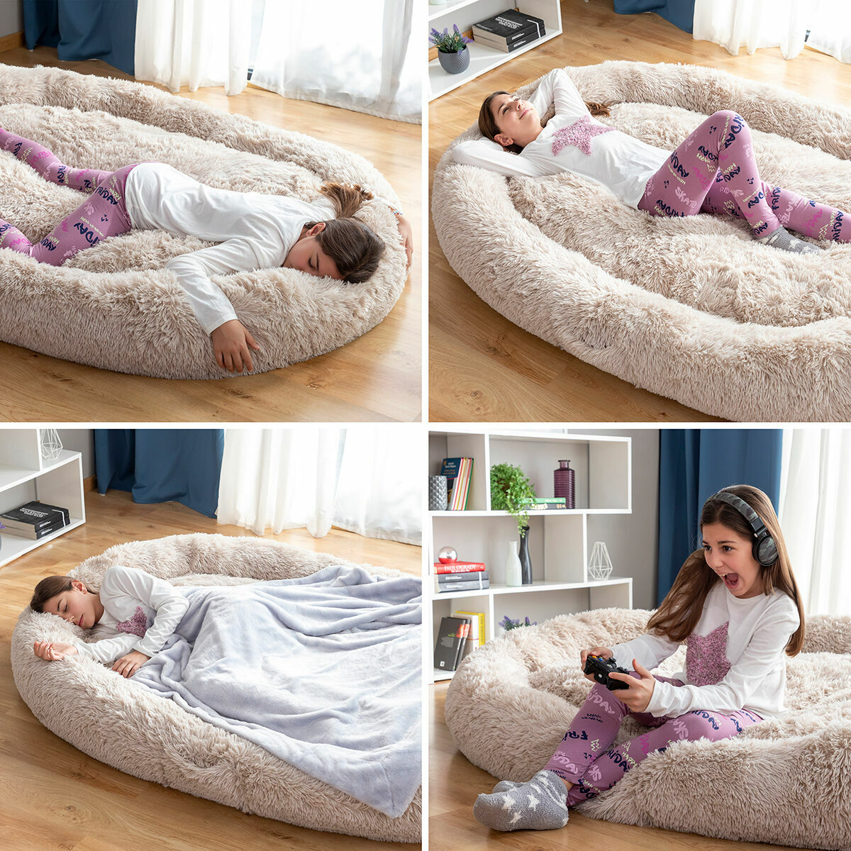 Innovagoods Hundebett Für Menschen | Human Dog Bed Xxl Innovagoods Beige