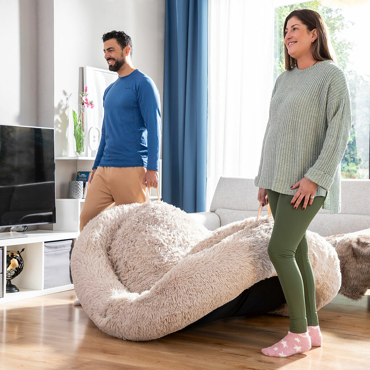 Innovagoods Hundebett Für Menschen | Human Dog Bed Xxl Innovagoods Beige