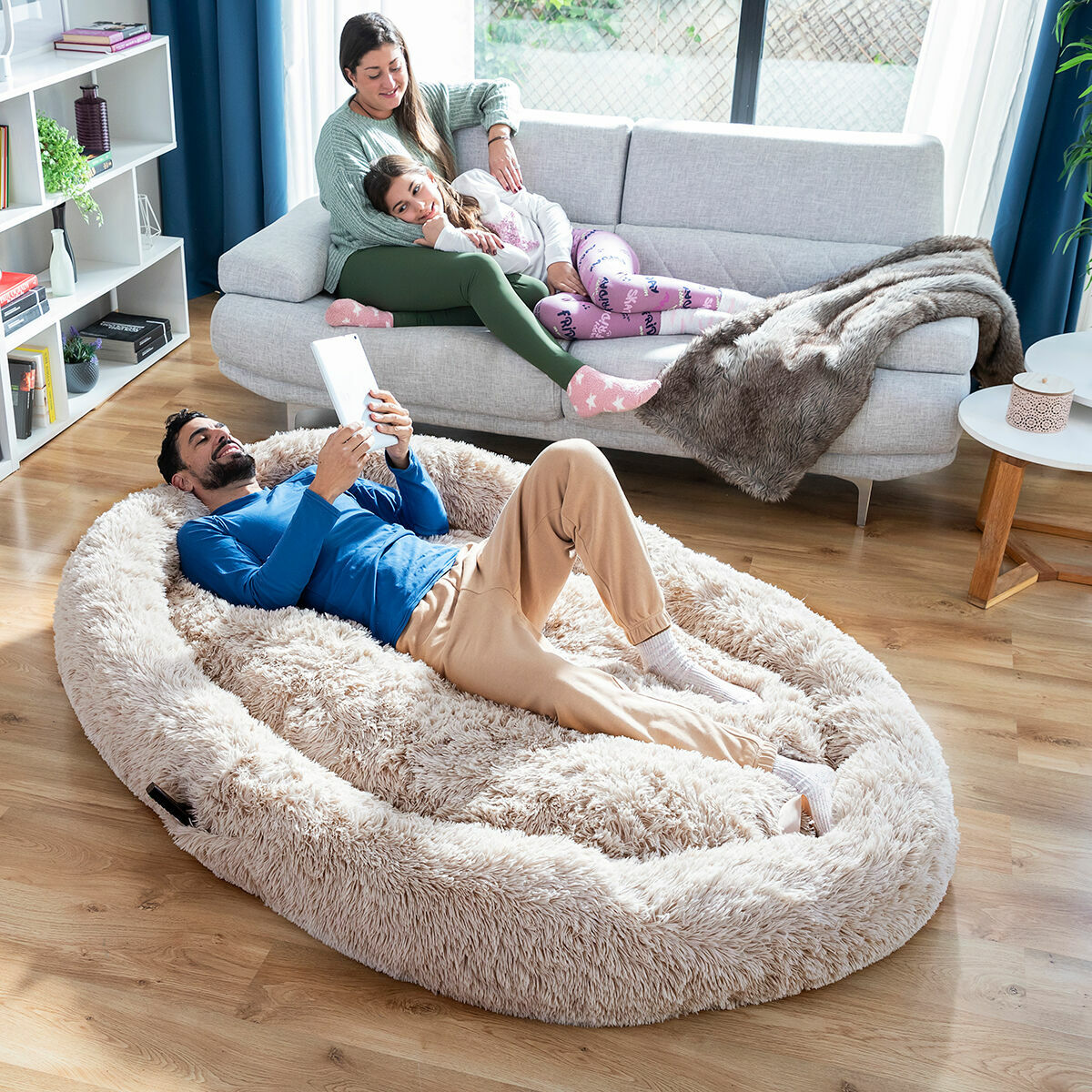 Innovagoods Hundebett Für Menschen | Human Dog Bed Xxl Innovagoods Beige