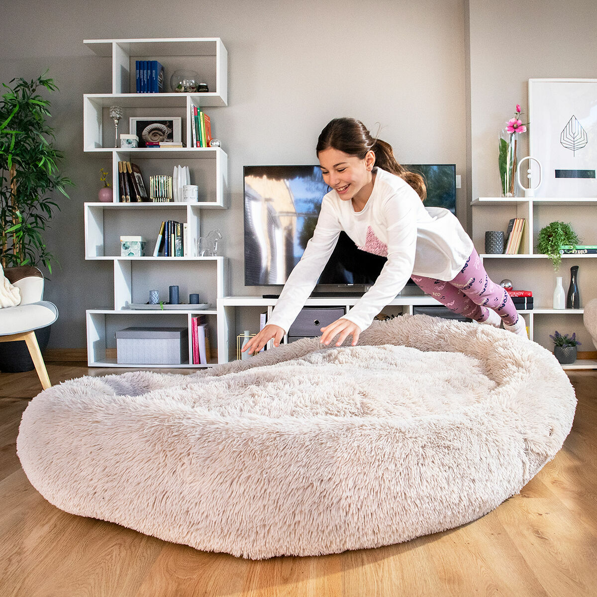 Innovagoods Hundebett Für Menschen | Human Dog Bed Xxl Innovagoods Beige