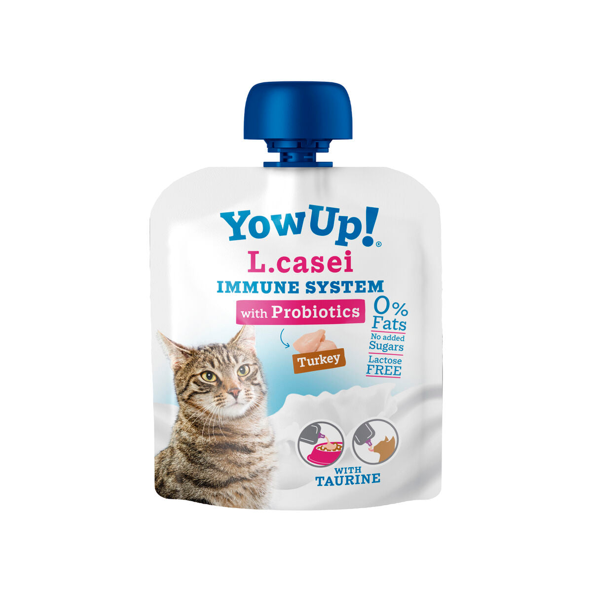 Yowup Katzenfutter Yowup L.casei Immune System Truthahn 10 Stück