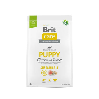 Hundefutter Brit Sustainable Puppy Welpe/Junior Huhn 3 Kg