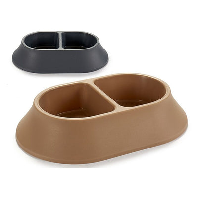 Mascow Futternapf Für Haustiere Kunststoff 34,5 X 7 X 22,5 Cm (24 Stück)