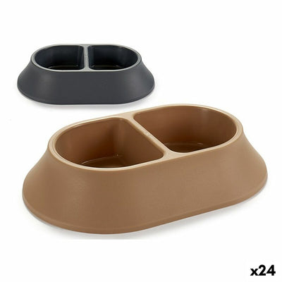 Mascow Futternapf Für Haustiere Kunststoff 34,5 X 7 X 22,5 Cm (24 Stück)