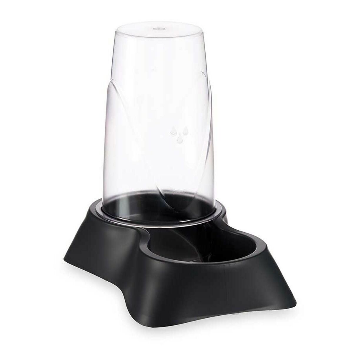 Mascow Futternapf Für Haustiere Ausgabegerät Schwarz Polypropylen 3,5 L 21,5 X 32,5 X 32,5 Cm (4 Stück)
