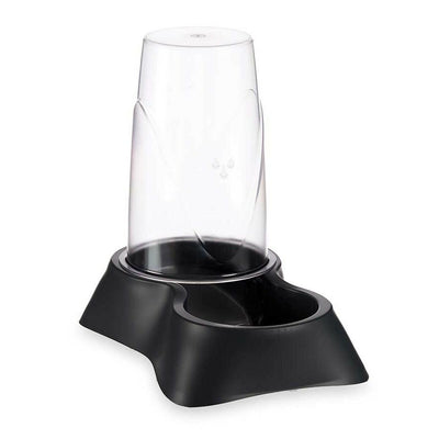 Mascow Futternapf Für Haustiere Ausgabegerät Schwarz Polypropylen 3,5 L 21,5 X 32,5 X 32,5 Cm (4 Stück)